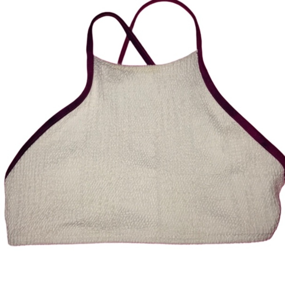 Made‎ By Dawn Halter Bikini Top nwot